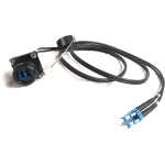 TFS BullsEye Duo Chassis Connector w Patch Cable - 2 LC Breakout. Złącze montażowe