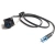 TFS BullsEye Duo Chassis Connector w Patch Cable - 2 LC Breakout. Złącze montażowe
