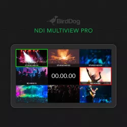 BirdDog Multiview Pro - NDI Multiviewer Pro. Create up to six 4x4 outputs