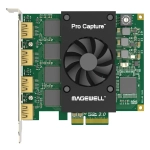 Magewell Pro Capture Quad HDMI | Czterokanałowa karta PCIe do przechwytu HD