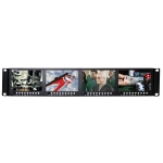Marshall ML-454-V2 Poczwórny monitor rackowy 2RU z wejściami HDMI, 3G-SDI i kompozyt