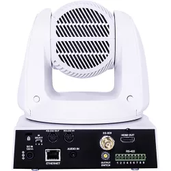 Marshall Electronics CV630-IPW | UHD PTZ Broadcast Camera with 4.6-135mm 30x Zoom Lens – IP/Ethernet, 3G/HD-SDI & HDMI Output (White)