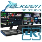 Wirtualne Studio RECKEEN 3D Studio - 4K 12G SDI-HDMI