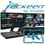 Wirtualne Studio RECKEEN 3D Studio - 4K 12G SDI-HDMI